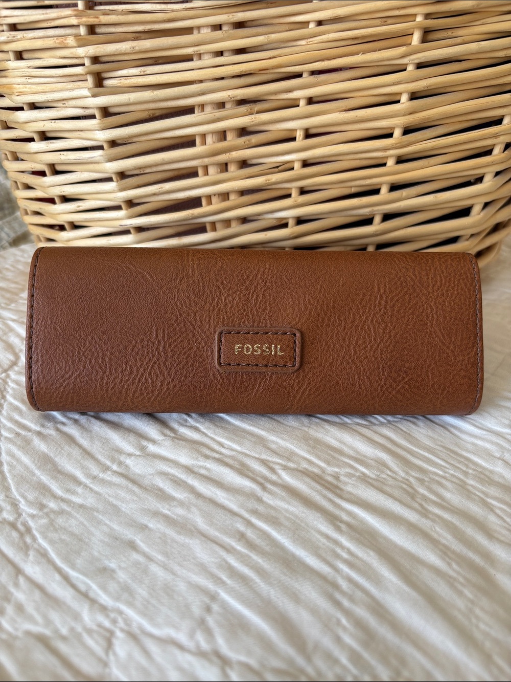 NWT Fossil Glass Case